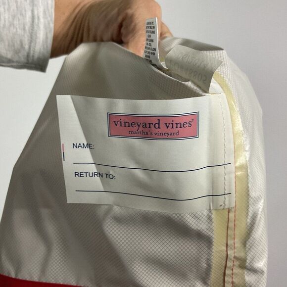 NWT Vineyard Vines Boys Beacon Full Zip Hooded Jacket In Parade Red Size Large - Picture 15 of 16